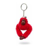 Peluş Maymun Çanta Aksesuarı & Anahtarlık Kırmızı