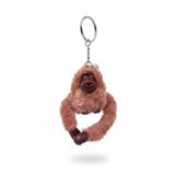 Peluş Maymun Çanta Aksesuarı & Anahtarlık Pembe