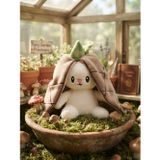 PELUŞ MEYVELİ TAVŞAN KOYU BEJ-55 CM