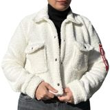 Peluş Mont (Beyaz)