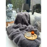 Peluş Örtü Kaymaz Koltuk Örtüsü Lolita Koltuk Örtüsü 160 x 100 cm