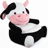 Pelüş Oturma Koltuğu Çocuk Koltuğu Bebek Oturağı Puf Pelüş Puf Bebek Pufu Inek