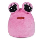 Pelüş Oyuncak Ayıcık Poe,Pou,Kahverengi Ayı,Peluş doldurulabilir oyuncak Pou,Uzaylı Pelüş oyuncak,Evcil Hayvanım (Pembe Kirpikli)