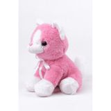 Peluş Oyuncak Oturan Kedi Çift Renkli 30 Cm – Pembe Beyaz