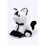Peluş Oyuncak Oturan Kedi Çift Renkli 30 Cm – Siyah Beyaz