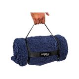 Peluş Polar Kamp Battaniyesi - Lacivert - Acil Durum Battaniye - Argeus Camp Çok Renkli