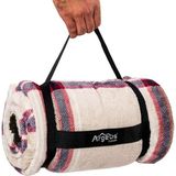 Peluş Polar Kamp Battaniyesi - Mavi Ekose - Acil Durum Battaniye - Argeus Camp - 150 x 215 cm - Çok Renkli
