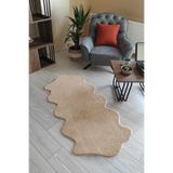 Peluş Post Kürk Halı Yıkanabilir Kaymaz Taban Çiftkafa Pofuduk Post Halı zadeposthalı16