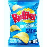 Peluş Ruffles Yastık - Mavi - 10 x 43 cm