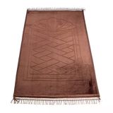Peluş Seccade Kahverengi