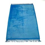 Peluş Seccade Mavi (80X120 Cm.)