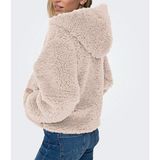 Peluş Şık Kadın Ceket - Dropsuz - Renkli - XS