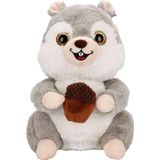 Peluş Sincap Fındık Tutan Sincap 30 Cm - Uyku Ve Oyun Arkadaşı Peluş Oyuncak