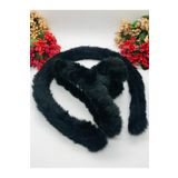 Peluş Taç Yumuşak Dolgulu Siyah 2