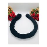 Peluş Taç Yumuşak Dolgulu Siyah
