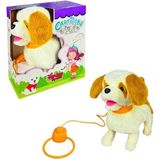 Peluş Tasmalı Yürüyen Köpek - Çok Renkli