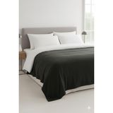 Peluş Tek Kişilik Battaniye Welsoft Battaniye Tv Battaniyesi Polar Battaniye Ekstra Yumuşak Peluş Battaniye - 150 x 200 cm - Antrasit