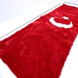 Peluş Türk Bayrağı Torpido Halısı Ay Yıldız