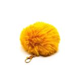 Peluş Tüylü Şirin Anahtarlık Çanta Aksesuarı, Standart, bell802, Sarı, üniseks-yetişkin