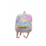 Peluş Unicornlu Çocuk Sırt Çantası | Gökkuşağı Desenli 25-30 cm PLS-UNC-SRT01
