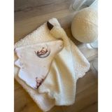Peluş Uyku Örtüsü Bebek/çocuk Beyaz Alt Açma Örtüsü