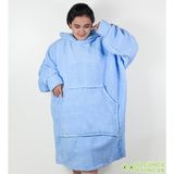 Peluşcu Dayı Welsoft Peluş Polar Giyilebilir Battaniye Pijama - 70 x 110 cm - Mavi