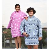 Peluşcu Dayı Welsoft Peluş Polar Giyilebilir Battaniye Pijama - 95 x 73 cm