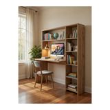 Pema Home %100 MDF KİTAPLIKLI ÇALIŞMA MASASI