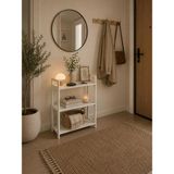 Pema Home %100 Mdf Modern Minimalist 3 Raflı Çok Amaçlı Dekoratif Düzenleyici Kitaplık - Beyaz