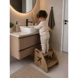 Pema Home % 100 Mdf Montessori Çocuk Banyo Mutfak Lavabo Merdiven Çok Amaçlı Tabure