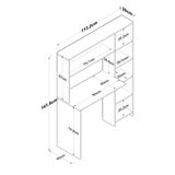 Pema Home %100MDF KİTAPLIKLI ÇALIŞMA MASASI