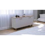 Pema Home Bohem %100 Mdf Konsol - 160x43x80 - Beyaz - Ceviz