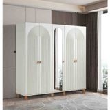 Pema Home Elegance %100 Mdf Membran 5 Kapaklı Dolap Gardırop - Aytaşı Rengi