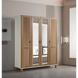 Pema Home Favori %100 Mdf Membran 4 Kapaklı Dolap Gardırop Ceviz