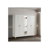 Pema Home Favori %100 Mdf Membran 5 Kapaklı Dolap Gardıro