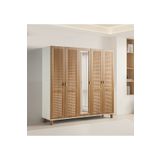 Pema Home Favori %100 Mdf Membran 5 Kapaklı Dolap Gardırop