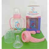 Pembe 125ML Kulplu Pp Biberon, Sağlıklı ve Kullanışlı Tasarım - Ahşap - Bej