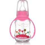 Pembe 140 ml Kulplu Pp Biberon, Sağlıklı ve Kullanışlı Bebek Için Idealdir - Ahşap - Bej