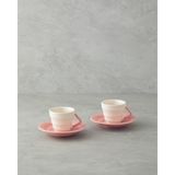 Pembe 2 Kişilik Seramik Kahve Fincan Takımı, 90 Ml, 4 Parça - Seçenek 1