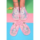 Pembe 3 Boyutlu Unicorn Anne Kız Kombinlenebilir Havuz Patiği Ayrı Ayrı Satılmaktadır -f-9012