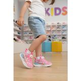 Pembe Akıllı Bağcıklı Kalın Tabanlı Kız Çocuk Spor Ayakkabı Sneaker BNI-10256