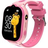 Pembe Akıllı Çocuk Saat, Takip ve Telefon Özellikli, Güvenle Kullanım - Ahşap - Bej - Seçenek 1