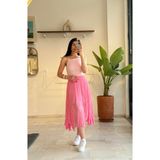 Pembe Asimetrik Etek
