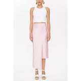 Pembe Asimetrik Kesim Dar Etek 81114 - 00406 Pembe