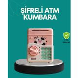 Pembe Atm Kasa Görünümlü Elektronik Şifreli Çocuk Kumbarası FRTKGT25DYMUCZZZSAM51MÜZİKLİIŞIKLIKUMBARA-18