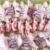 Pembe Ayıcık Anahtarlık Bebek Şekeri(30 Adet)