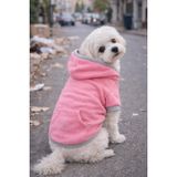 Pembe Basic Kalın Polar Köpek Ceketi (10-14 kg'ya uygun) (5)