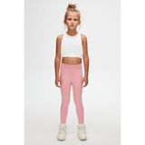 Pembe Basic Kız Çocuk Kışlık Tayt - 12 Yaş
