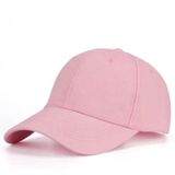 Pembe Basic Unisex Spor Düz Şapka Kep