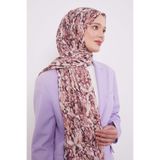 Pembe Batik Desen Pamuk Şal